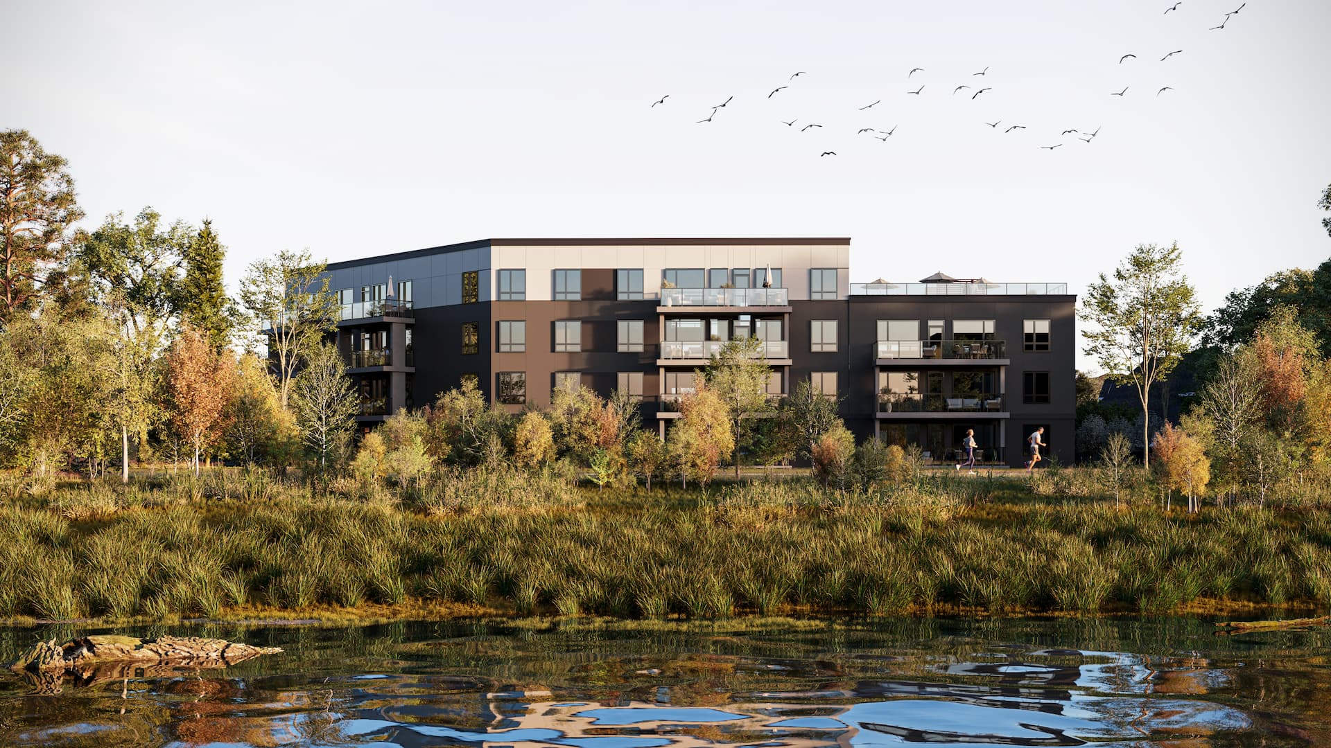 The Current, luxury condo development, Red River