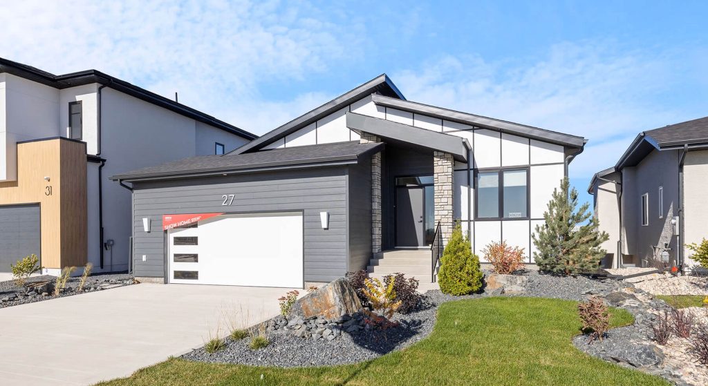 Exterior photo of a single storey bungalow.
