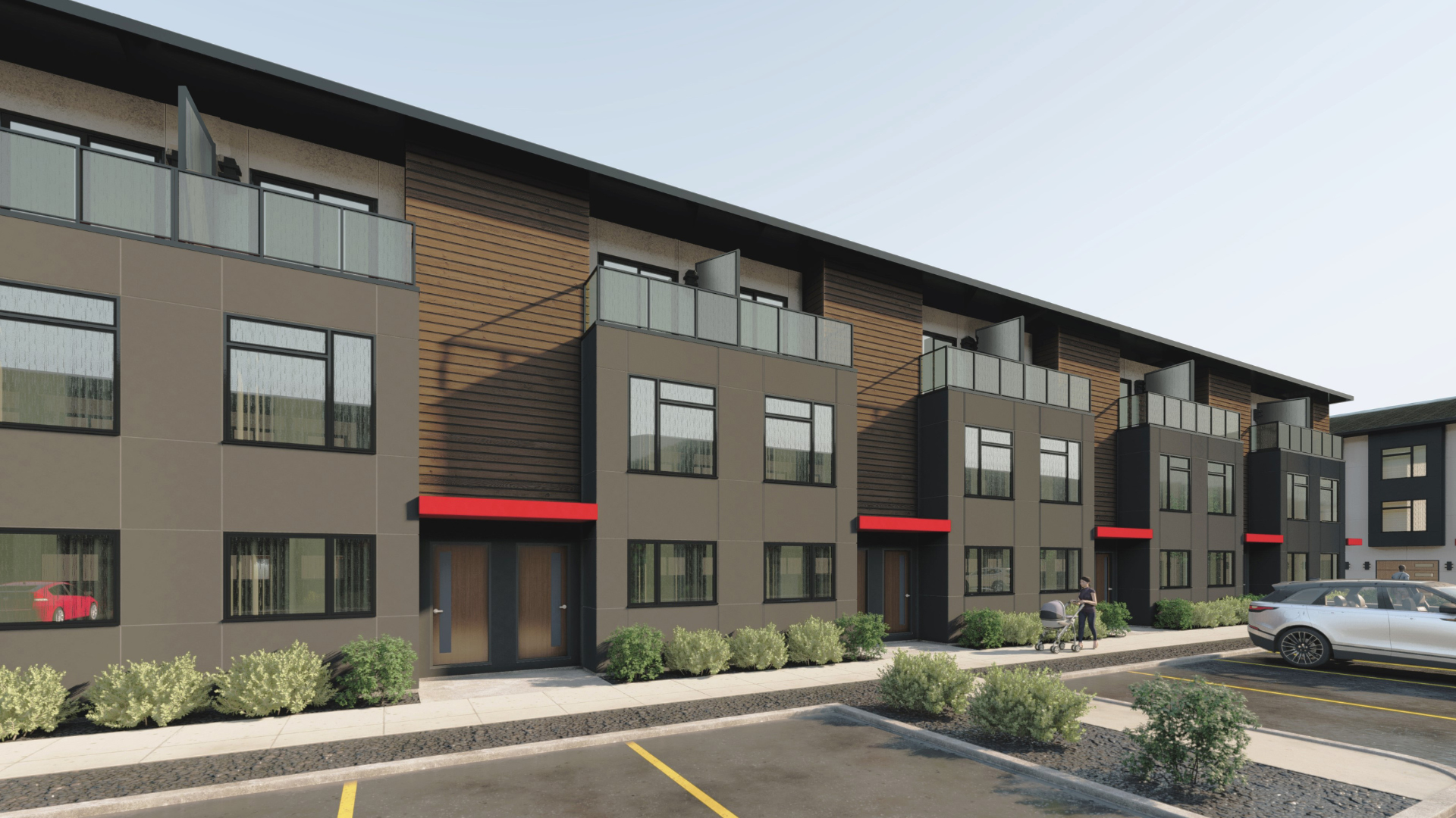 The Meridian townhomes
